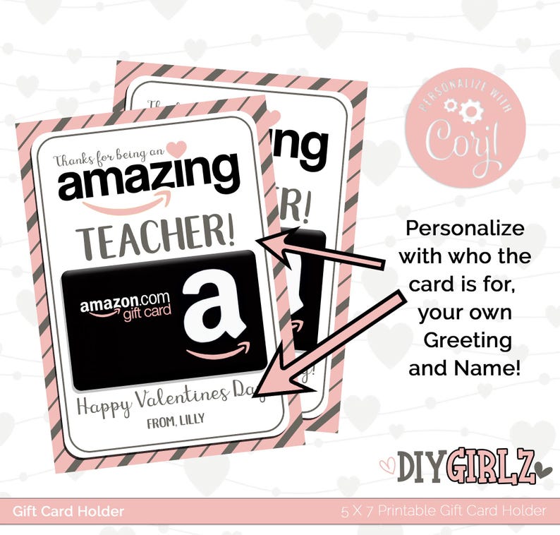 Amazon Valentine Gift Card Holder — Thanks for Being Amazing