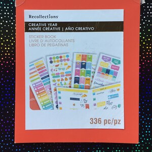 Recollections Creative Year Sticker Books--Set of 3