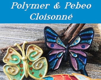 Pebeo & Polymer Cloisonné-Downloadable VIDEO Tutorial - Create beautiful art inspired by the ancient technique of cloisonné.