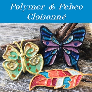 Pebeo & Polymer Cloisonné-Downloadable VIDEO Tutorial - Create beautiful art inspired by the ancient technique of cloisonné.