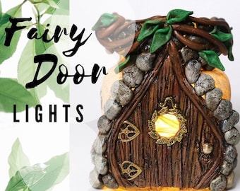 Fairy Door Candle Holders-Fairy Houses in Polymer Clay-Downloadable VIDEO Tutorial