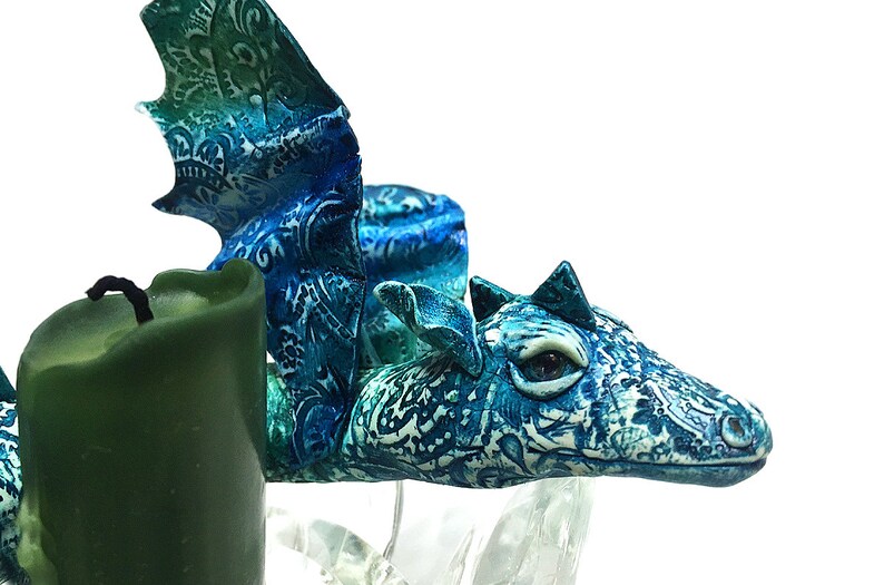 Create a Dragon Sculpture in Faux Batik Polymer Clay Downloadable VIDEO Tutorial image 2