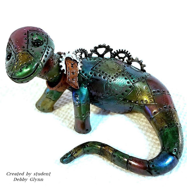 Steampunk Dragons in Polymer Clay Downloadable VIDEO Tutorial image 8
