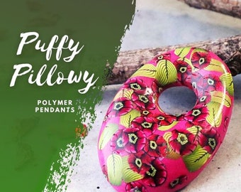 Hollow Form Polymer Clay Pendants, 3-Dimensional-Downloadable VIDEO Tutorial