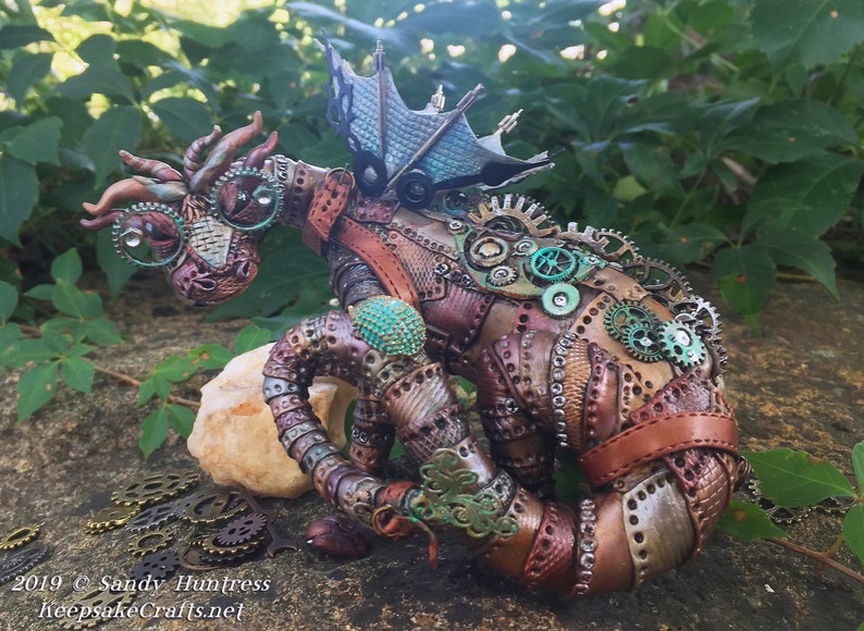 Steampunk Dragons in Polymer Clay Downloadable VIDEO Tutorial image 2