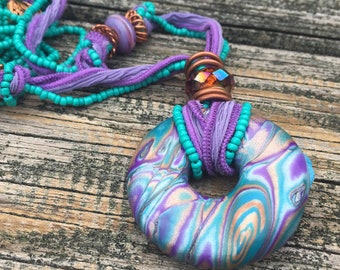 Designing Jewelry with Doughnut Shaped Pendants-Downloadable VIDEO Tutorial