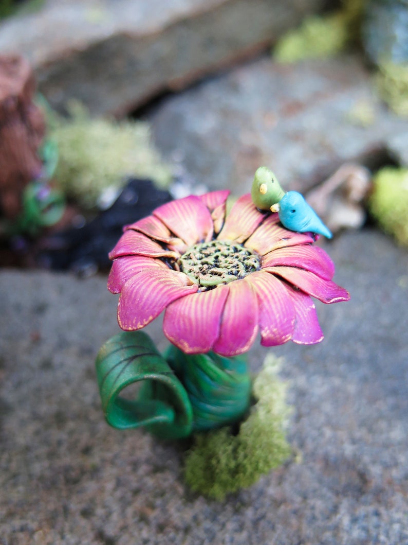 Fairy Garden Birdbath in Polymer Clay-Downloadable PDF Tutorial image 9