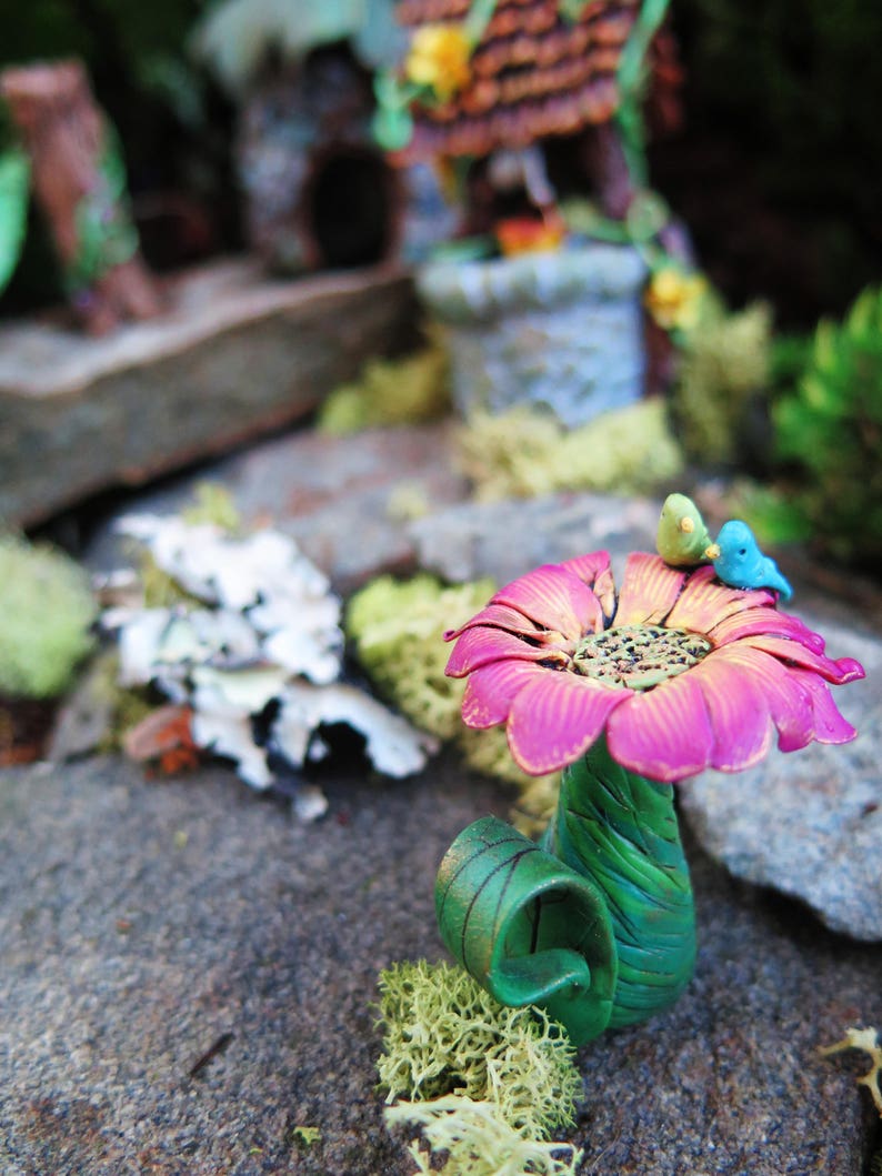 Fairy Garden Birdbath in Polymer Clay-Downloadable PDF Tutorial image 5