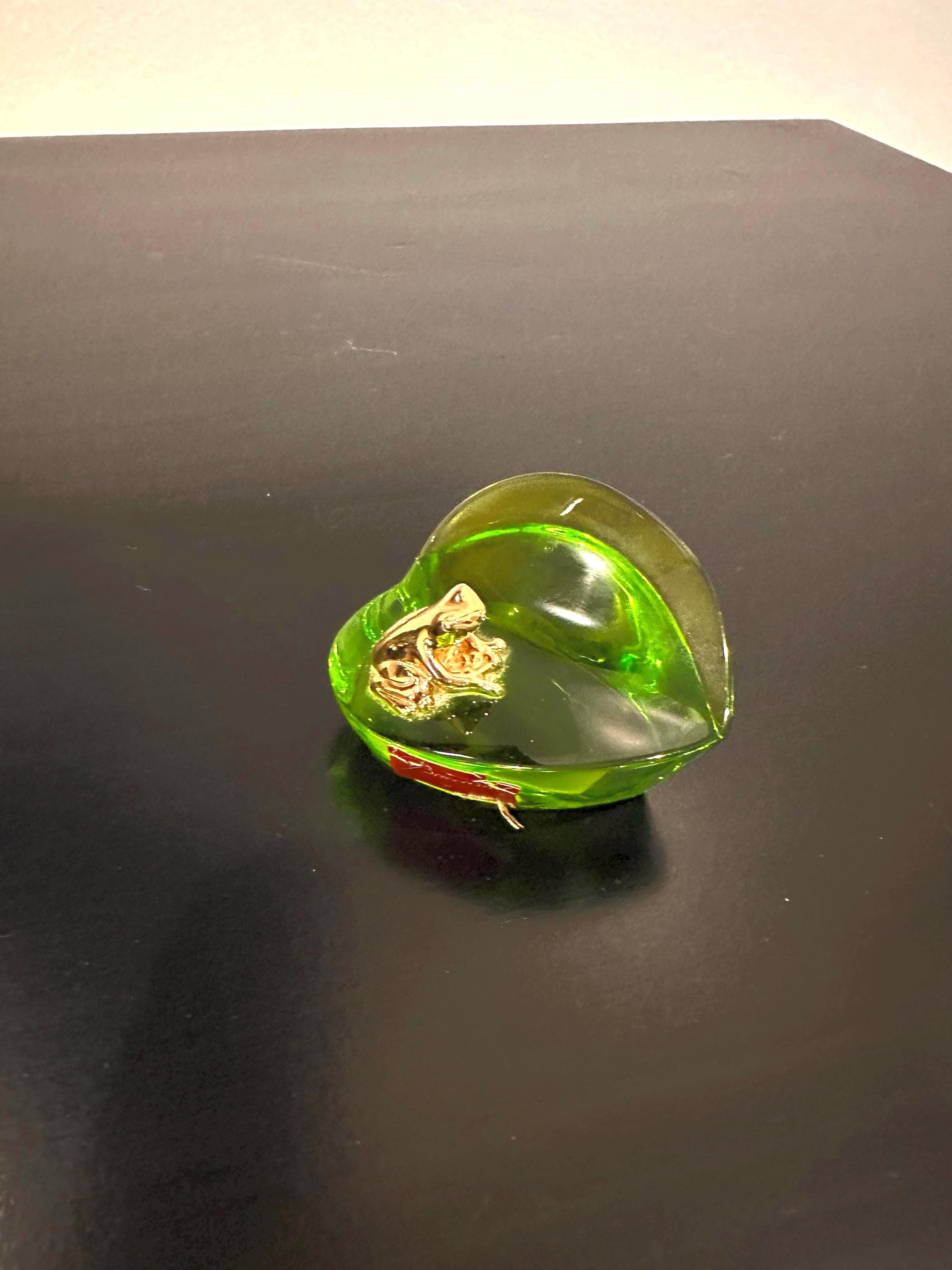 【希少】baccarat カエル グリーン プレート 小物入れ Baccarat Green Frog - Etsy