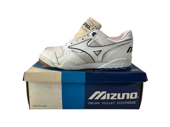 vintage mizuno court select low volleyball shoes sneakers womens size 8.5 deadstock NIB 90s