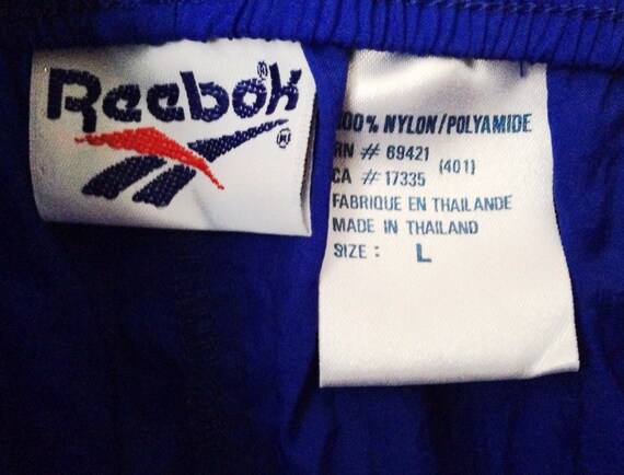 Deadstock Reebok Blue And Gold Athletic Shorts Bo… - image 3