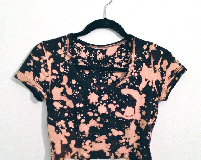 Paint Splatter Moving On Crop Top main image 0