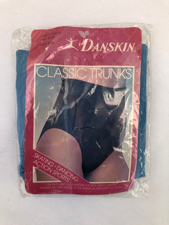vintage danskin classic trunks adult size small d… - image 2