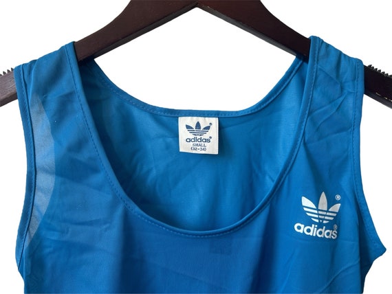 vintage adidas nylon mesh tank top womens size sm… - image 4