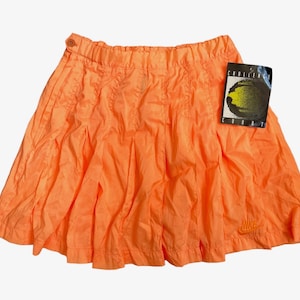vintage nike challenge court nylon tennis skirt womens size 10 deadstock NWT 90s