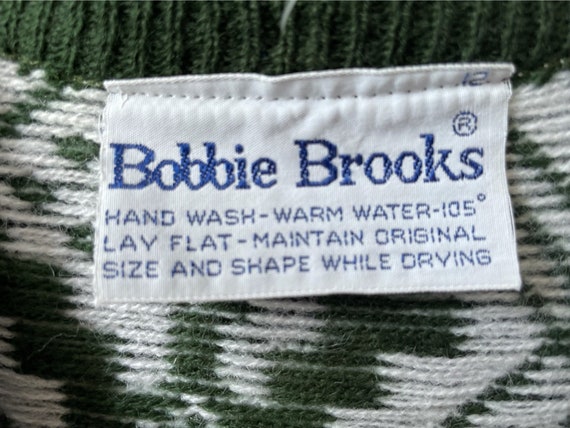 vintage bobbie brooks sweater vest womens size 38… - image 3