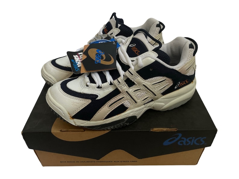 vintage asics gel-skeet baskets basses chaussures femme taille 9 deadstock NIB 1999 image 4