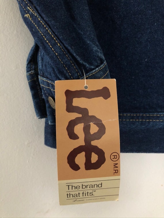 vintage ms. lee denim jean jacket womens size 9/1… - image 2