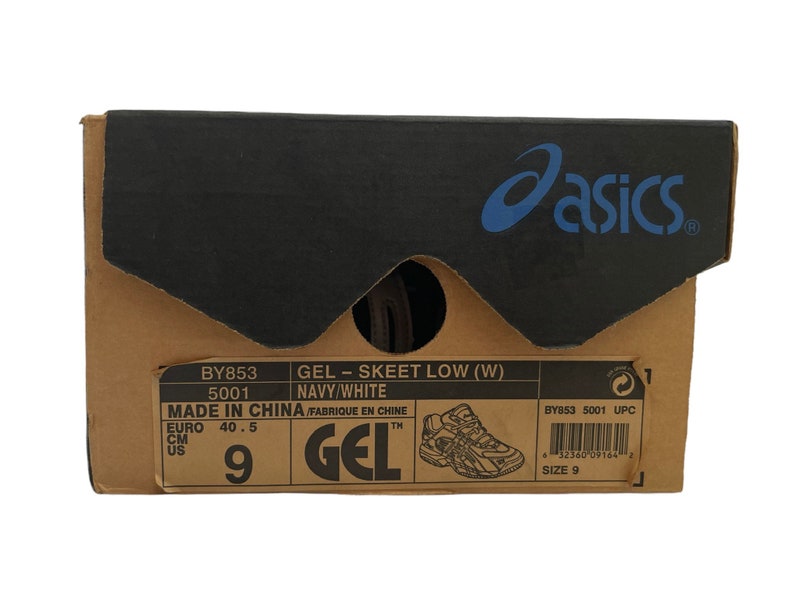 vintage asics gel-skeet baskets basses chaussures femme taille 9 deadstock NIB 1999 image 10