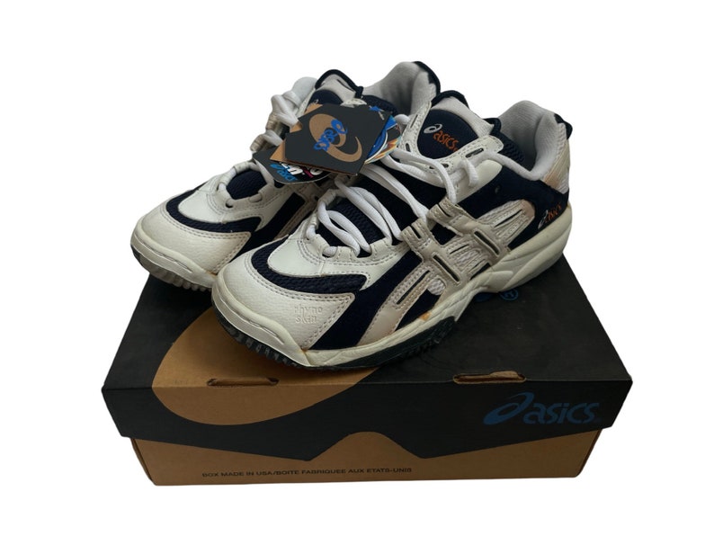 vintage asics gel-skeet low sneakers shoes womens size 9.5 deadstock NIB 1999 image 3