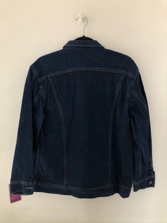 vintage ms. lee denim jean jacket womens size 9/1… - image 8