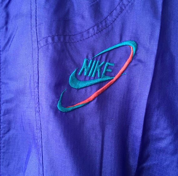 vintage nike white tag windbreaker jacket womens … - image 2