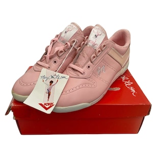 vintage pony mary lou retton sneakers shoes womens size 7 deadstock NIB 1984