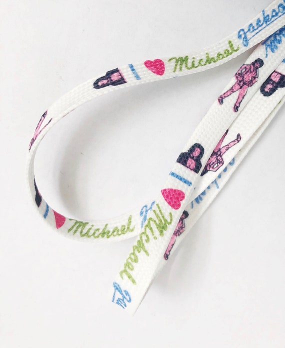 vintage micheal jackson shoelaces 40" deadstock N… - image 2