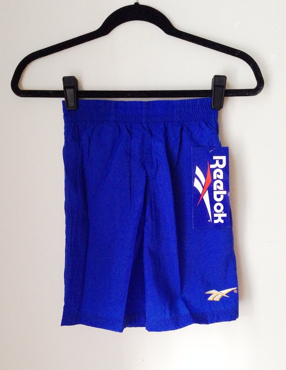 Deadstock Reebok Blue and Gold Athletic Shorts Boys Size Medium Etsy
