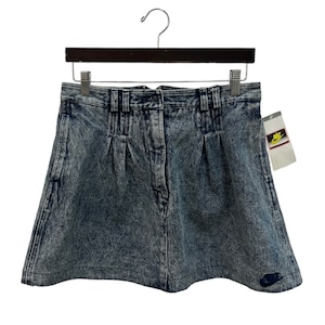 vintage Nike Challenge Court denim mini falda de tenis tamaño mujer grande deadstock NWT 90s