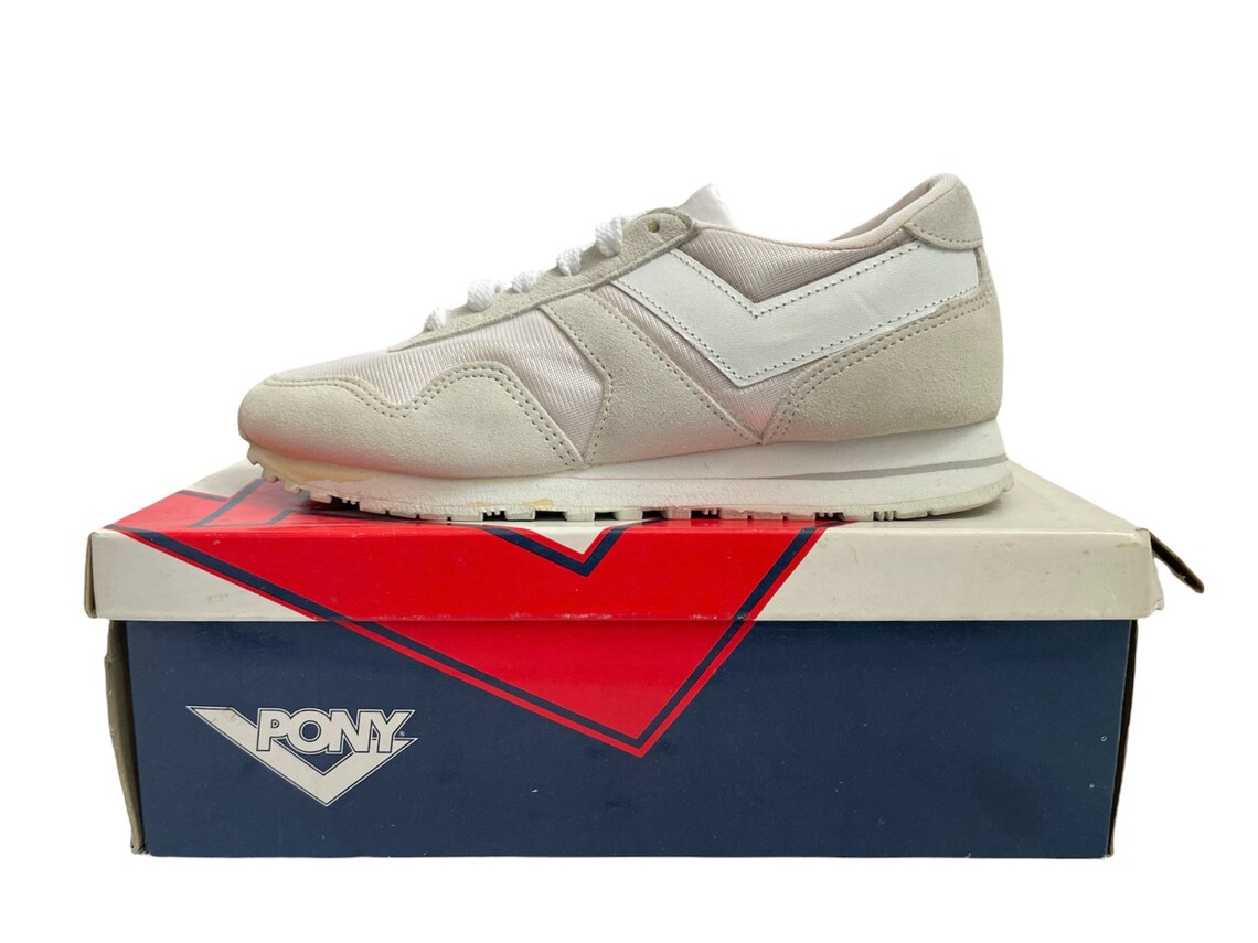 vintage pony lady spirit running shoes sneakers womens size 6.5 deadstock NIB 80s, foto 2 di 5