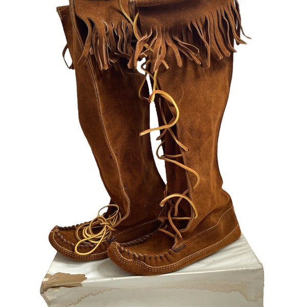 Mens Knee High Moccasins - Etsy