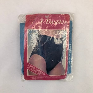 vintage danskin klassieke stammen volwassen grootte kleine deadstock NWT 80s gemaakt in de VS