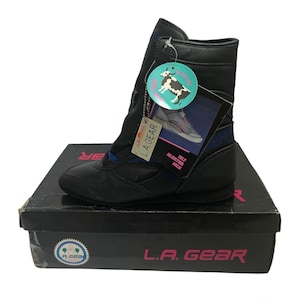 vintage LA gear TKO super high top sneakers shoes womens size 6.5 deadstock NIB 80s