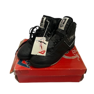 vintage pony mary lou retton hi top sneakers shoes womens size 5.5 deadstock NIB 1984