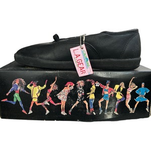 vintage LA gear gidget walker low sneakers shoes womens size 6 deadstock NIB 1990
