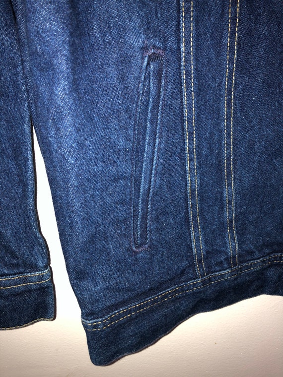 vintage ms. lee denim jean jacket womens size 9/1… - image 5