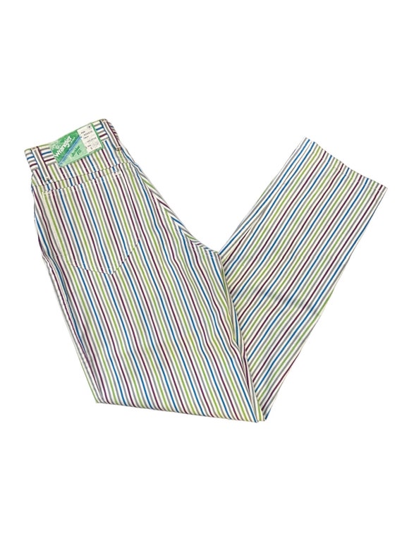 Vintage Wrangler Pinstripe Pants Juniors Size 9 Deadstock NWT 80s 