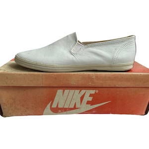 vintage nike capri low top slip on sneakers womens size 8.5 deadstock 80s NIB