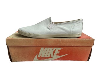 vintage nike capri low top slip on sneakers womens size 8.5 deadstock 80s NIB