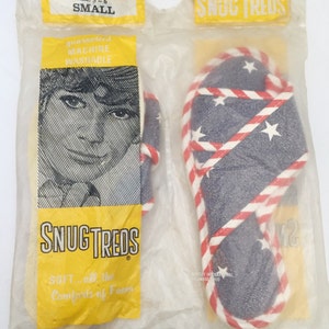 American Flag Cross Slides Slippers Women&#39;s 5-6