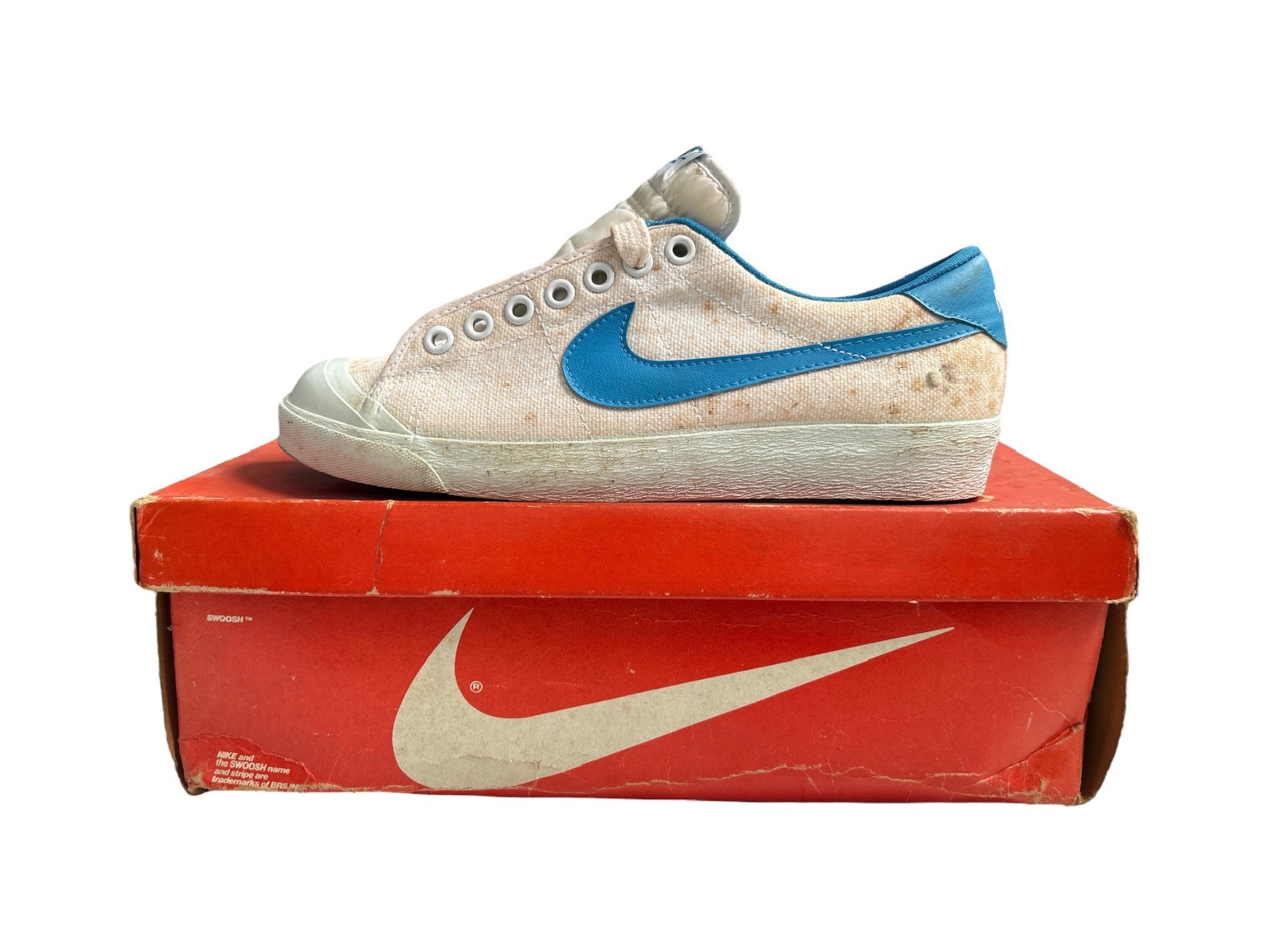 Buy Vintage Nike Sneakers 90's Low Tops Blue Challenge Court Tennis Shoes  1996 Size 12 Online in India - Etsy