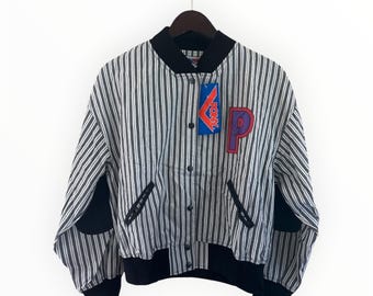Chaqueta universitaria PONY vintage para mujer, talla mediana, nueva con etiquetas, de los años 90, fabricada en EE. UU.