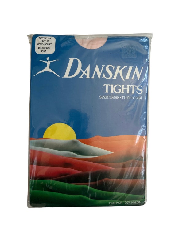 vintage danskin tights womens size C 5' 8" to 5' 1