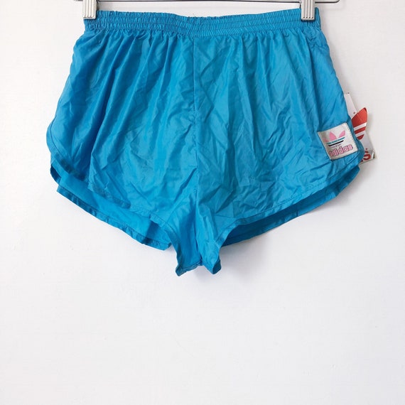 pastel blue adidas shorts