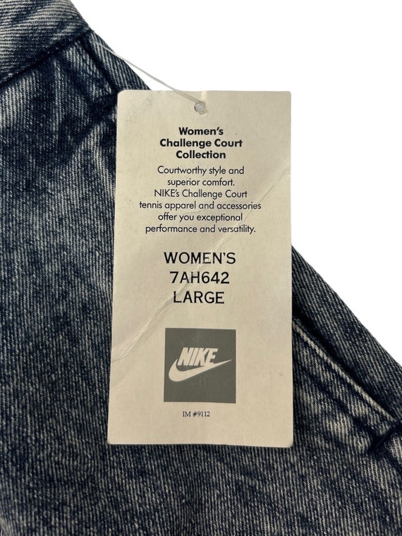 vintage nike challenge court denim mini tennis sk… - image 3