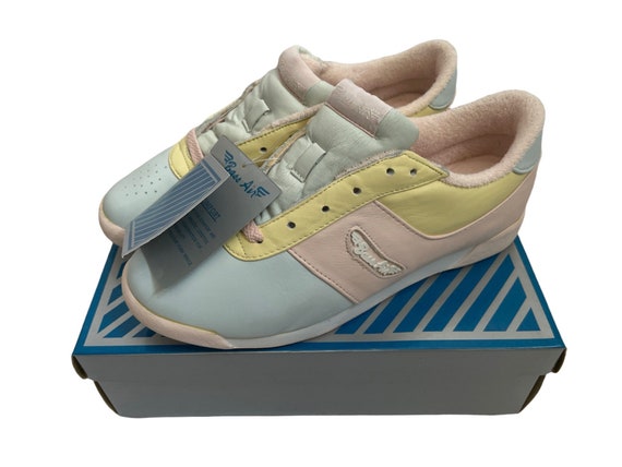 vintage bass air colorblock pastel sneakers shoe … - image 1