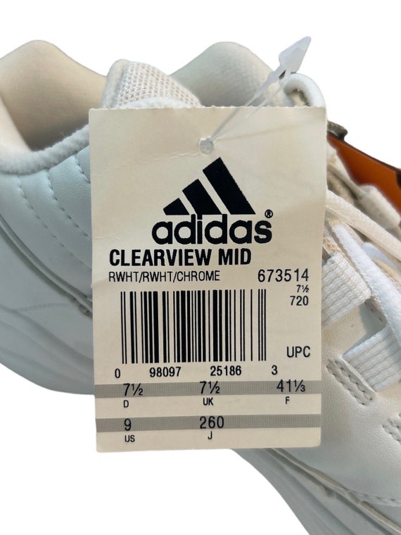 Vintage Adidas Clearview Mid Cheer Sneakers Womens Size 9 Deadstock NIB 00s  2001 - Etsy
