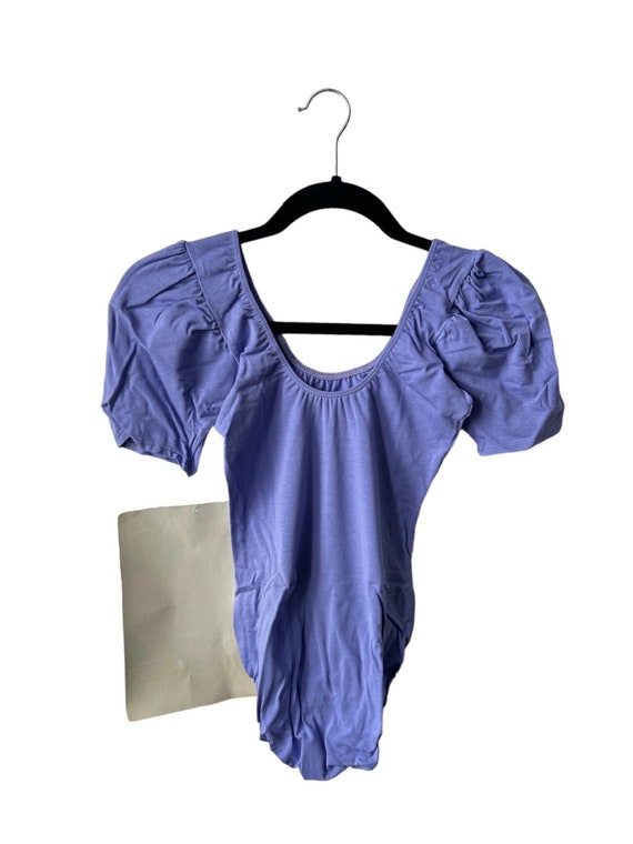vintage danskin short sleeve leotard womens size … - image 7