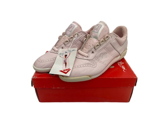 vintage pony mary lou retton sneakers shoes womens size 6 deadstock NIB 1984